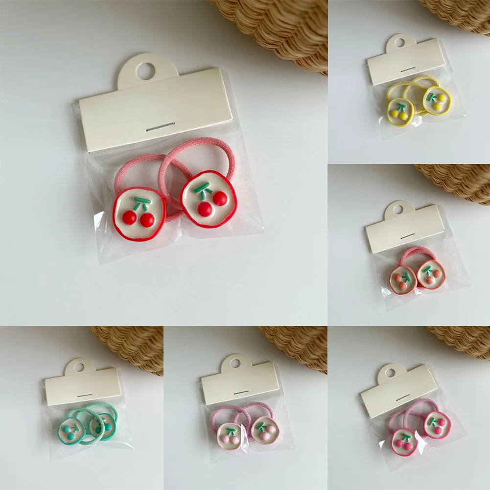 Резинки для волос с бантом в виде вишни, 2 шт./компл.
Резинки для волос с бантом в виде вишни, 2 шт./компл.