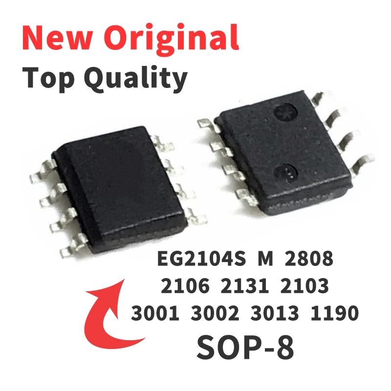 10 шт. EG2104S M 2808 2106 2131 2103 3001 3002 3013 1190 SMD SOP8 чип IC совершенно новый оригинальный
10 шт. EG2104S M 2808 2106 2131 2103 3001 3002 3013 1190 SMD SOP8 чип IC совершенно новый оригинальный