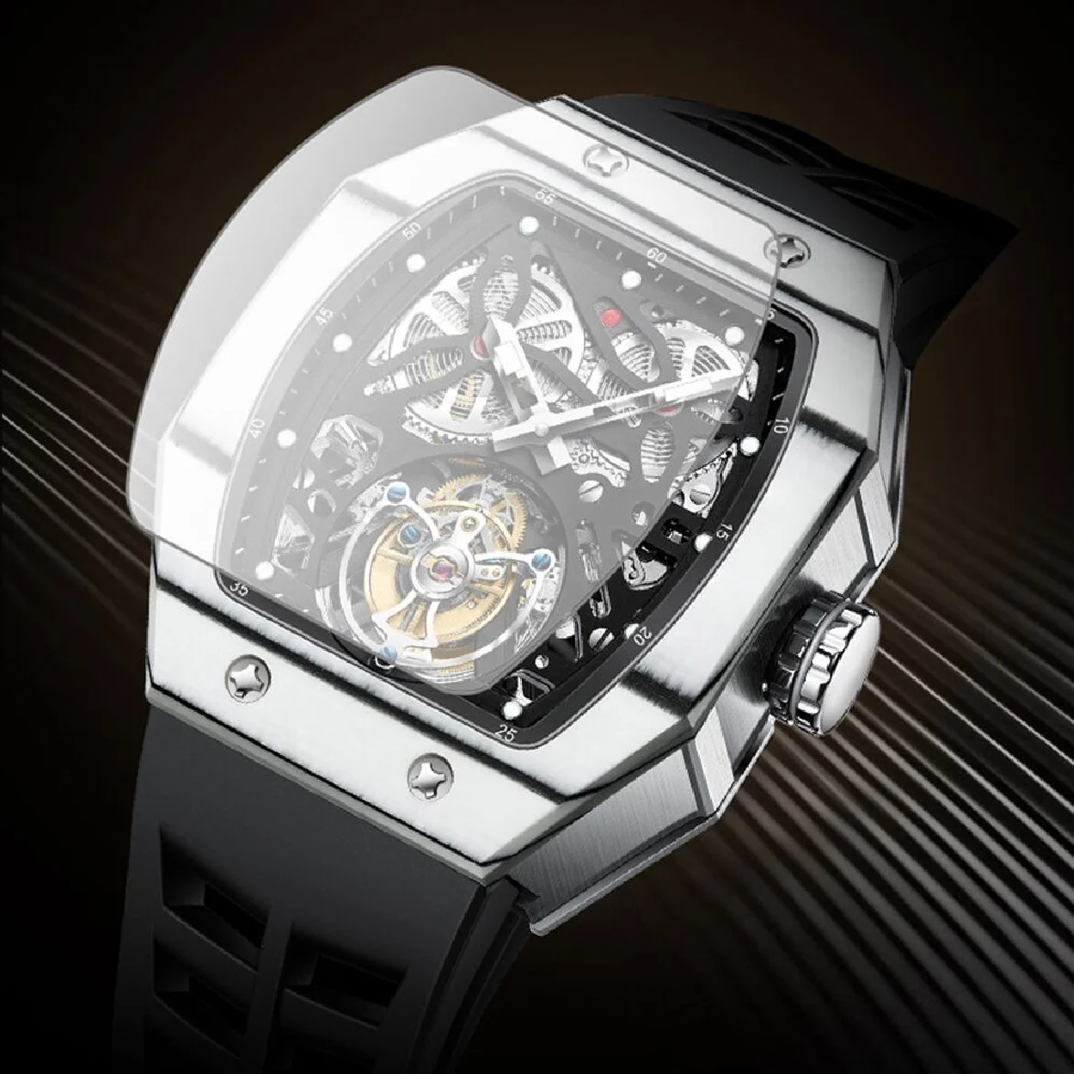 AESOP Flying Tourbillon Movement Skeleton Watch For Men Luminous Luxury Watch Sports Designer Mechanical Waterproof Watches Men
AESOP Flying Tourbillon Movement Skeleton Watch For Men Luminous Luxury Watch Sports Designer Mechanical Waterproof Watches Men