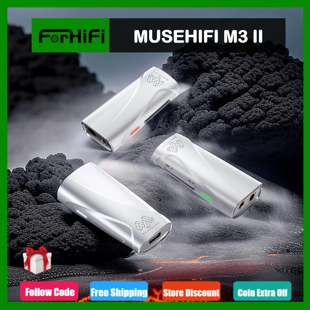 MUSEHIFI M3 II Dual CS43131 DAC AMP USB Type-C Headphone Amplifier Gaming Music Sound Decoder for Android/iOS/Windows MUSE SPACE
MUSEHIFI M3 II Dual CS43131 DAC AMP USB Type-C Headphone Amplifier Gaming Music Sound Decoder for Android/iOS/Windows MUSE SPACE