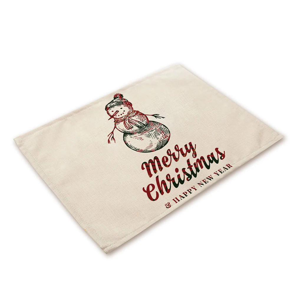 Christmas Decoration Place Mat Anti Slip Christmas Party Embroidered Placemat Navidad New Year 2023 Christmas Placemats
Christmas Decoration Place Mat Anti Slip Christmas Party Embroidered Placemat Navidad New Year 2023 Christmas Placemats