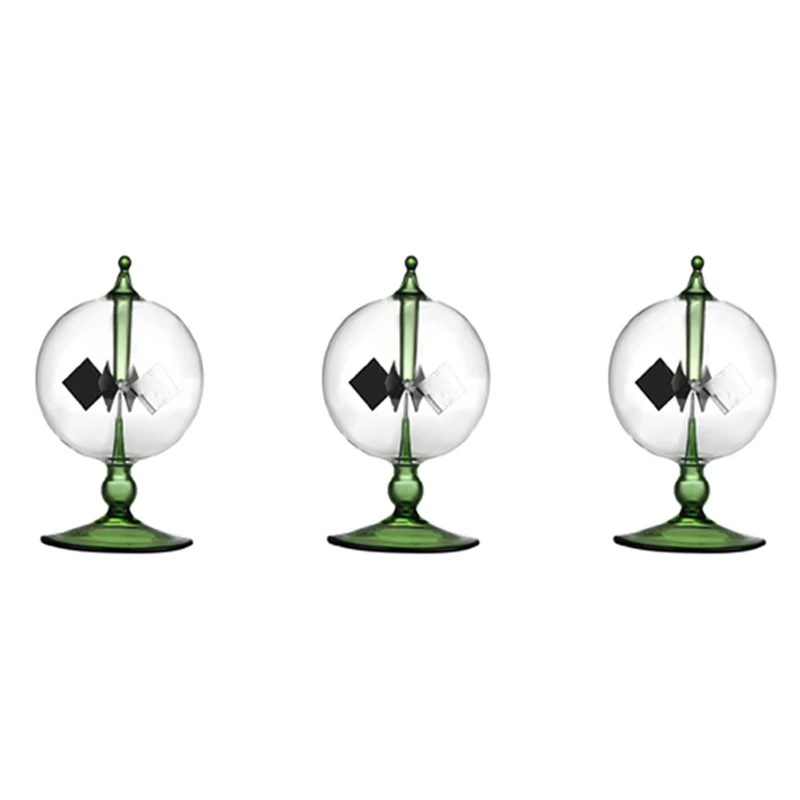 Retail 3X Green Solar Power Radiometer Crookes Solar Energy Spinning Vanes Windmill Gift Home Desk Decoration
Retail 3X Green Solar Power Radiometer Crookes Solar Energy Spinning Vanes Windmill Gift Home Desk Decoration