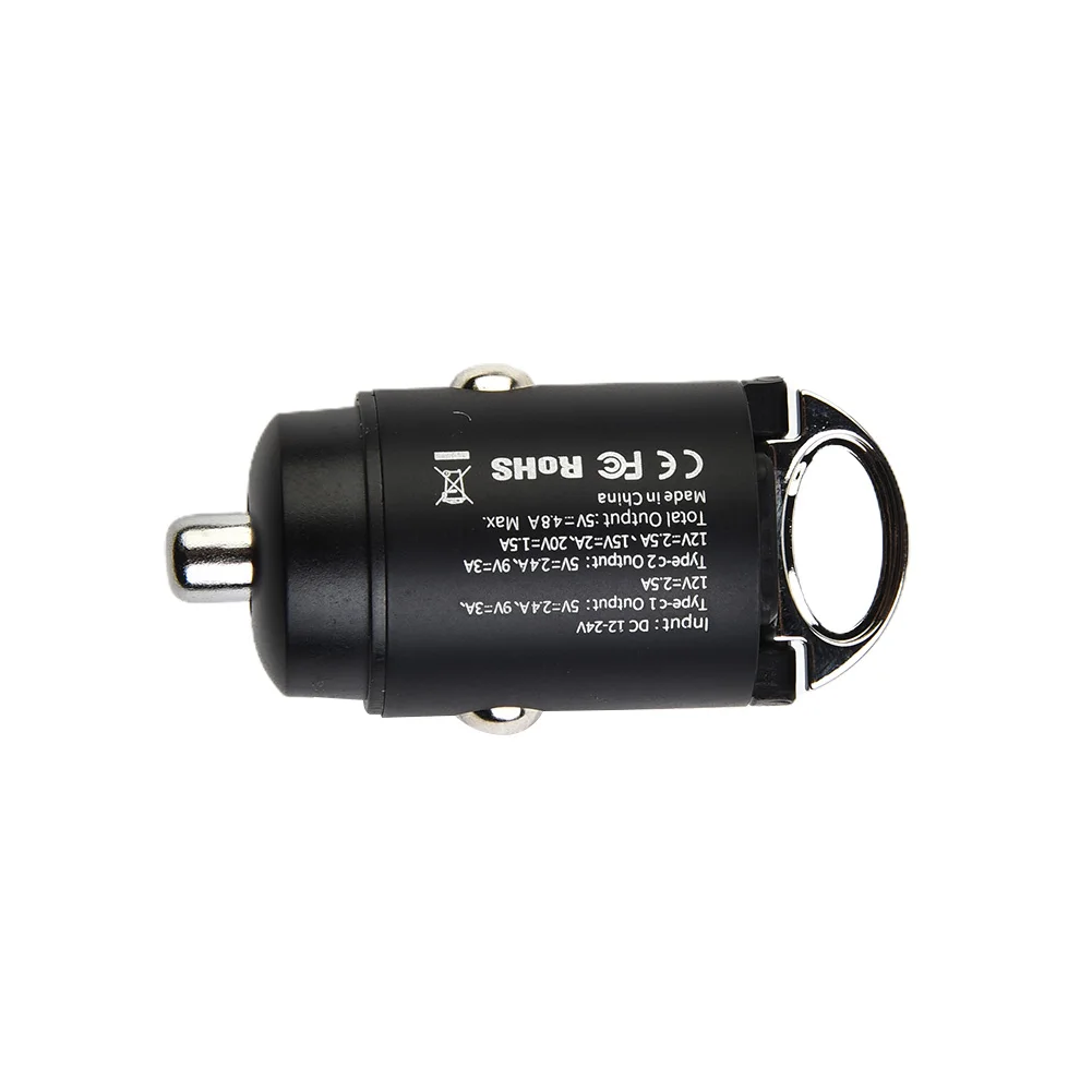 Adapter Car Phone Charger 20.5*39.8mm Black -20-60 ℃ 12V-24V Universal 30W Accessories Fast-charge Port Type-C
Adapter Car Phone Charger 20.5*39.8mm Black -20-60 ℃ 12V-24V Universal 30W Accessories Fast-charge Port Type-C
