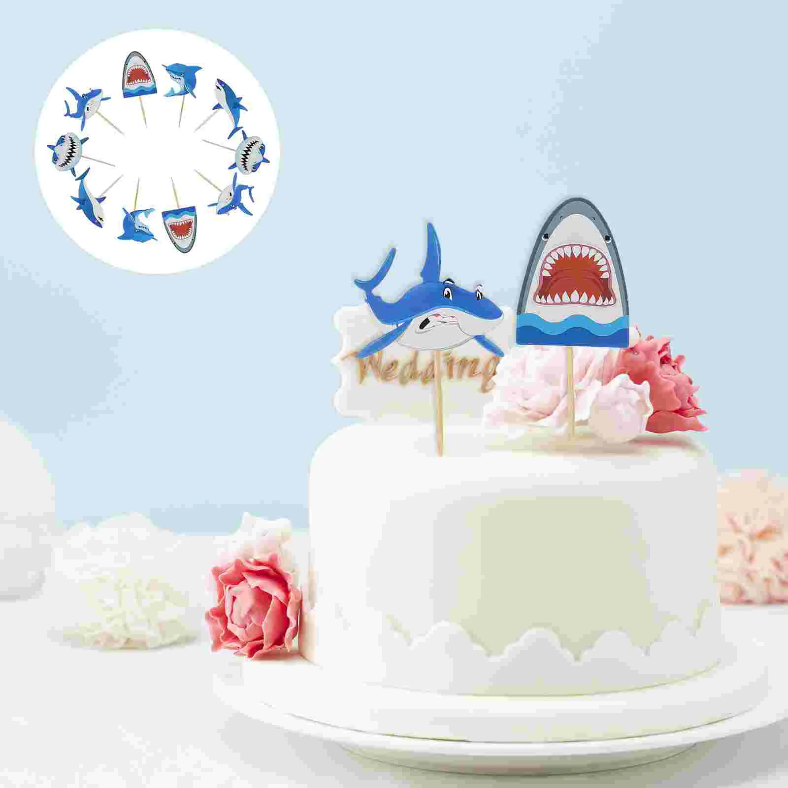 Party Cupcake Sharksupplies Insert Decorations Kids Theme Birthday Topper Sea Animal Ornament Decorbirthdays Shower Baby
Party Cupcake Sharksupplies Insert Decorations Kids Theme Birthday Topper Sea Animal Ornament Decorbirthdays Shower Baby