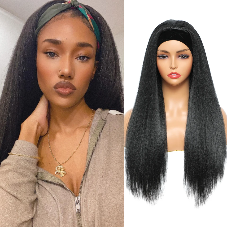 Kinky Straight Headband Wigs Yaki Human Hair Wig for Black Women Easy to Wear Wig Headband Human Hair Light Wave Kinky Straight
Kinky Straight Headband Wigs Yaki Human Hair Wig for Black Women Easy to Wear Wig Headband Human Hair Light Wave Kinky Straight