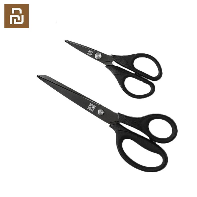 

Xiaomi huohou Titanium-plated Scissors Black Sharp Sets Sewing Thread Antirust Pruning Scissor Leaves Trimmer Non-slip Tool D5