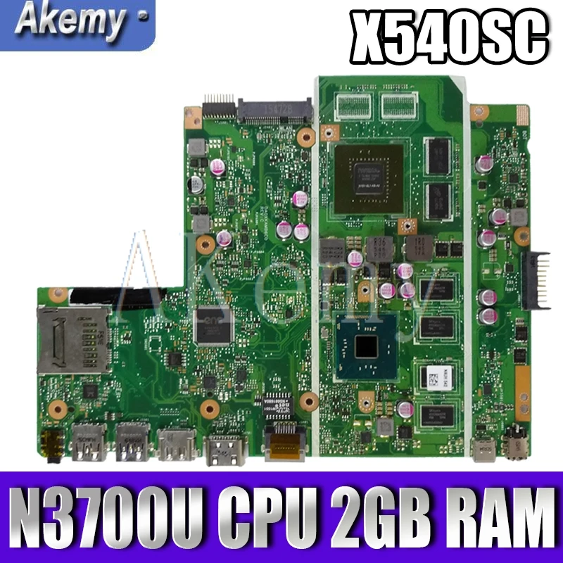 Akemy X540SC For Asus X540SC D540S X540S X540 Laotop Mainboard X540SC Motherboard W/ N3700U CPU 2GB RAM
Akemy X540SC For Asus X540SC D540S X540S X540 Laotop Mainboard X540SC Motherboard W/ N3700U CPU 2GB RAM