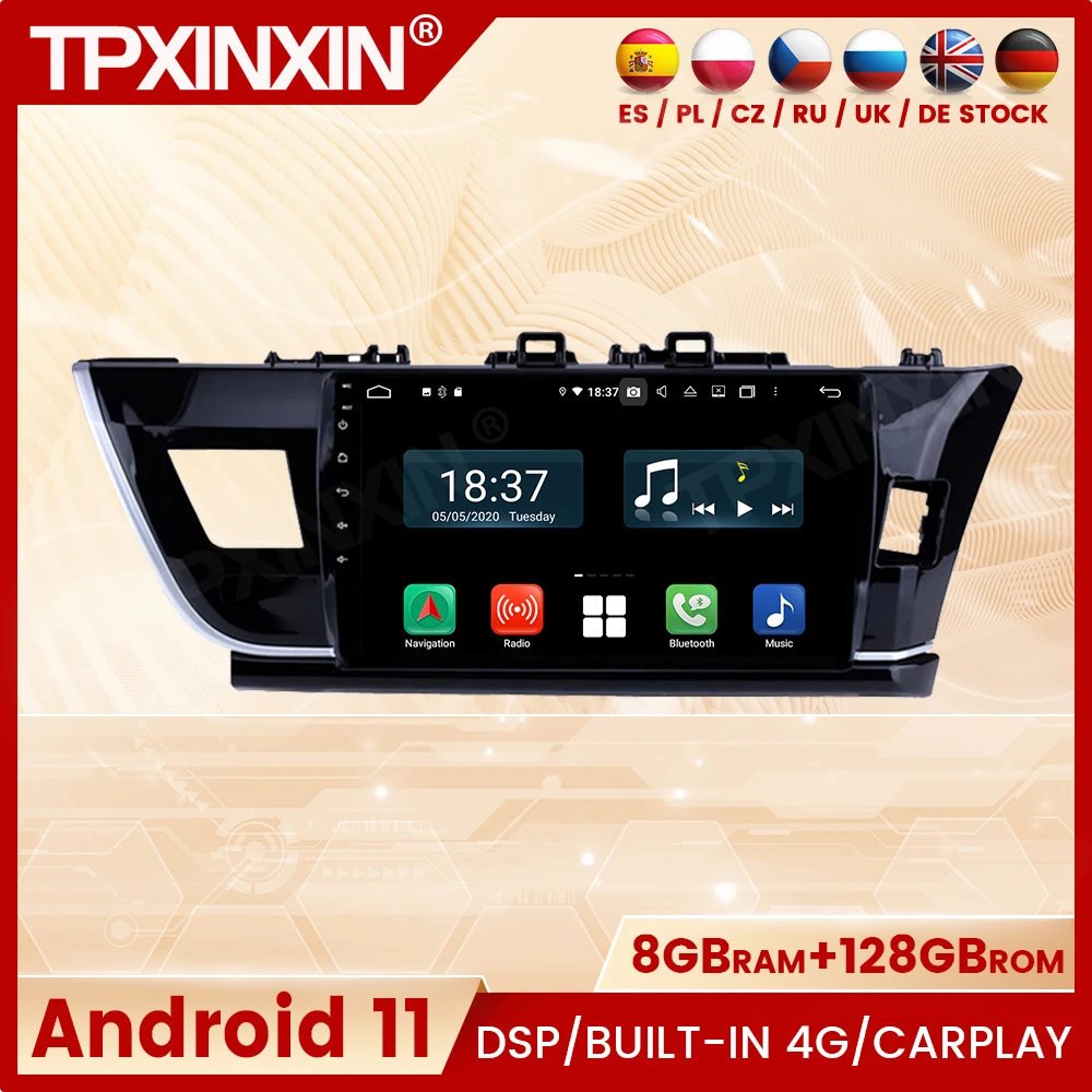 GPS Navigation 2 Din Android 11 Automotive Multimedia For Toyota Corolla 2014 2015 Radio Coche With Bluetooth Carplay Autostereo
GPS Navigation 2 Din Android 11 Automotive Multimedia For Toyota Corolla 2014 2015 Radio Coche With Bluetooth Carplay Autostereo