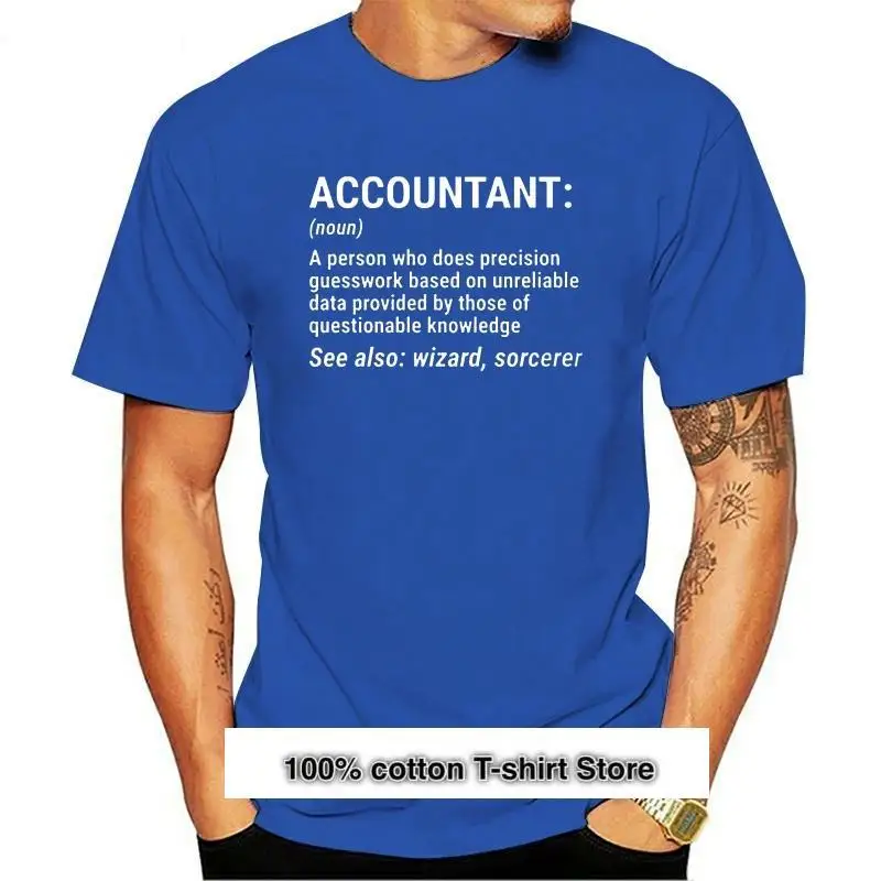 Camiseta de manga corta para hombres y mujeres, camisa divertida de definición de contador, Contador, nueva
Camiseta de manga corta para hombres y mujeres, camisa divertida de definición de contador, Contador, nueva