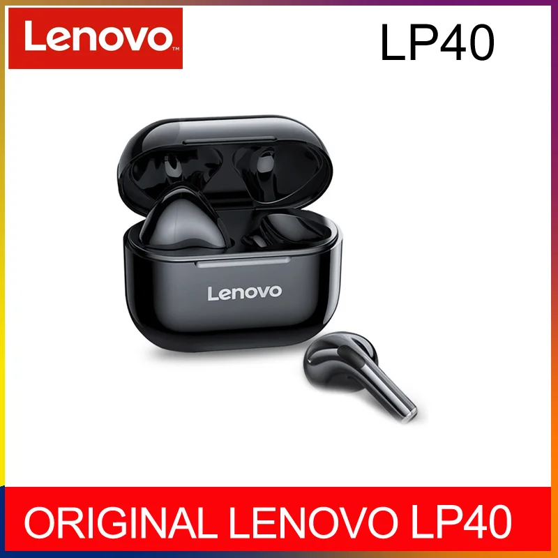 Lenovo LP40 Earphone Bluetooth 5.0 Original TWS Wireless Dual Stereo Noise Reduction Bass Touch Control Long Standby 230mAH
Lenovo LP40 Earphone Bluetooth 5.0 Original TWS Wireless Dual Stereo Noise Reduction Bass Touch Control Long Standby 230mAH