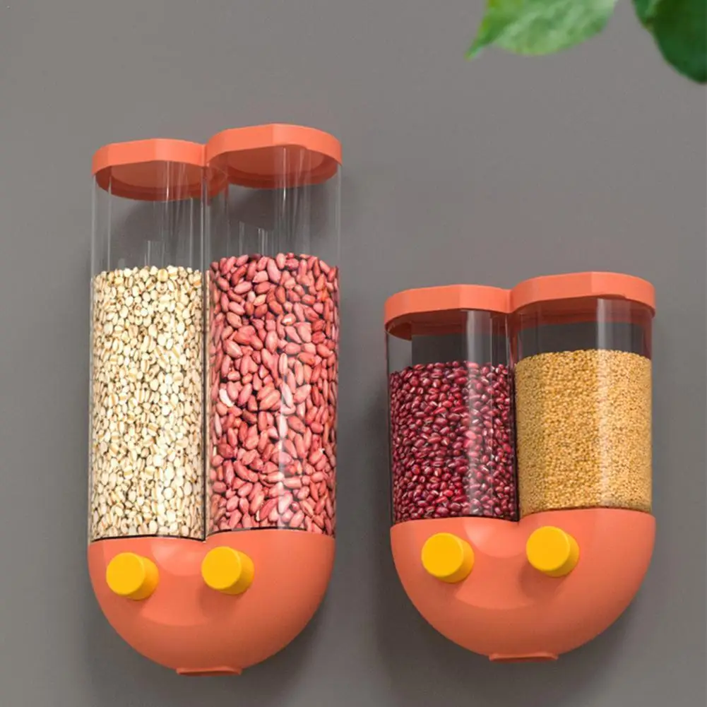 Wall Mounted Press Cereal Dispenser Grains Storage Box Dry Food Container Organizer Kitchen Accessories Tools
Wall Mounted Press Cereal Dispenser Grains Storage Box Dry Food Container Organizer Kitchen Accessories Tools