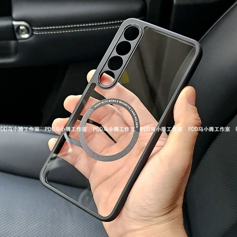 Магнитный чехол для Meizu 20 21 Pro MagSafe прозрачный телефона Meizu21 Mei zu защитный