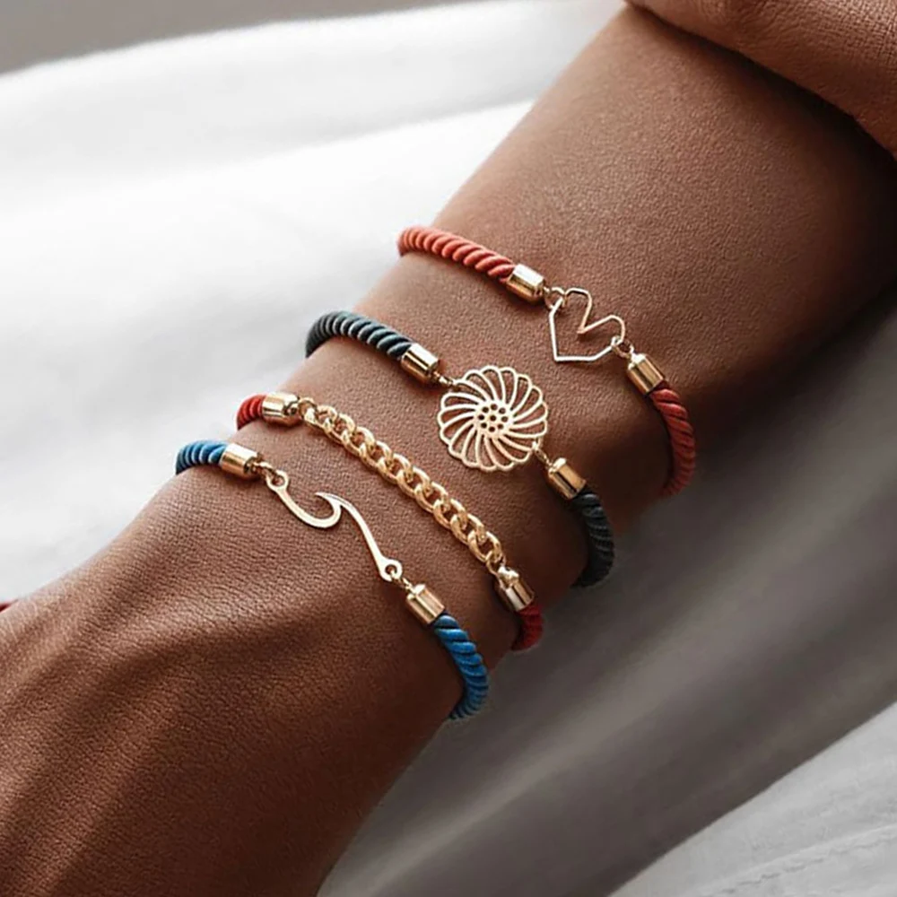 2022 Vintage Bohemian Love Bracelet Set For Woman Charm Handmade Heart Wave Flower Red Bracelet Couple Ethnic Jewelry Trend Gift
2022 Vintage Bohemian Love Bracelet Set For Woman Charm Handmade Heart Wave Flower Red Bracelet Couple Ethnic Jewelry Trend Gift