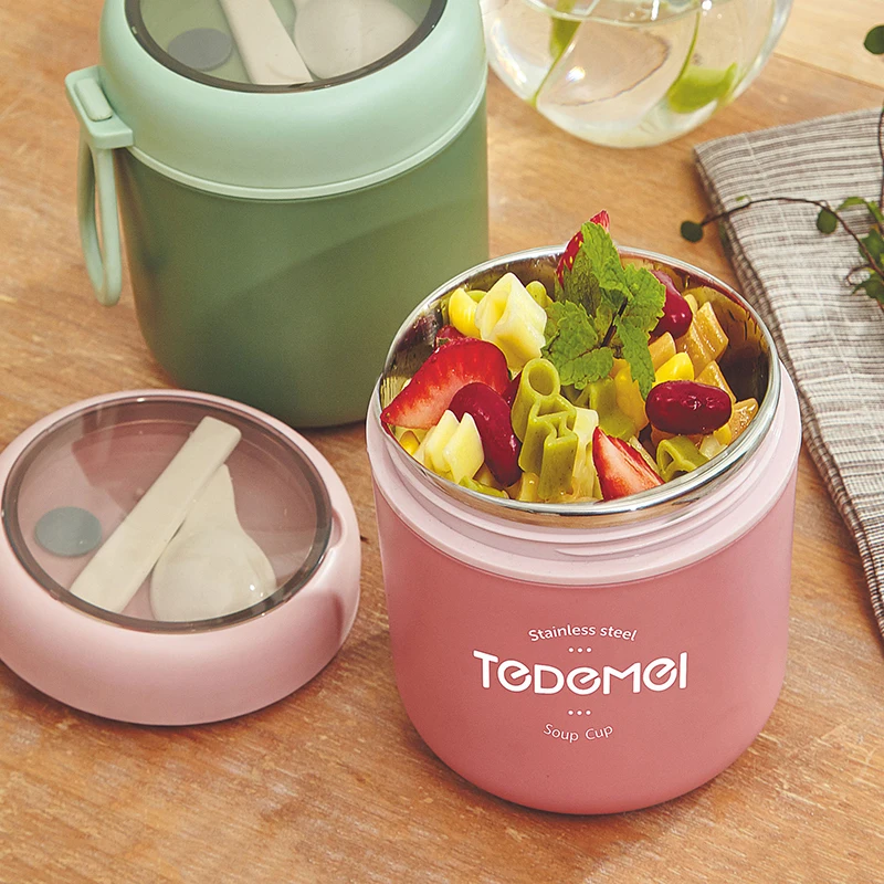 Thermische lunchbox 530ML/710ML Stainless Steel Insulated Soup Thermos Containers Food Thermal Jar Lunch Box Drinking Cup
Thermische lunchbox 530ML/710ML Stainless Steel Insulated Soup Thermos Containers Food Thermal Jar Lunch Box Drinking Cup