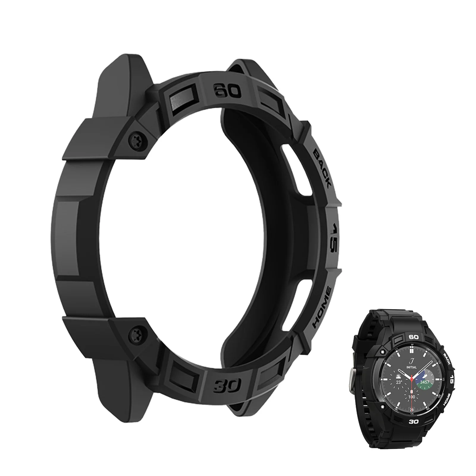 Case Compatible For Galaxy Watch 4 Classic 46mm Smart Watch Cover TPU Screen Protector Stylish Galaxy Watch4 Accessories
Case Compatible For Galaxy Watch 4 Classic 46mm Smart Watch Cover TPU Screen Protector Stylish Galaxy Watch4 Accessories