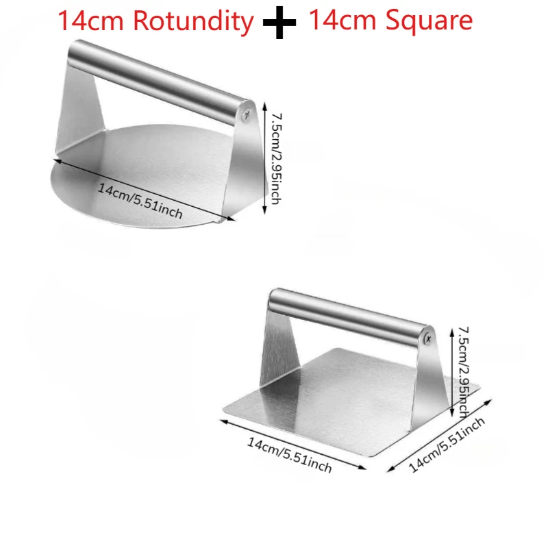 Пресс для бургеров из нержавеющей стали
Пресс для бургеров из нержавеющей стали