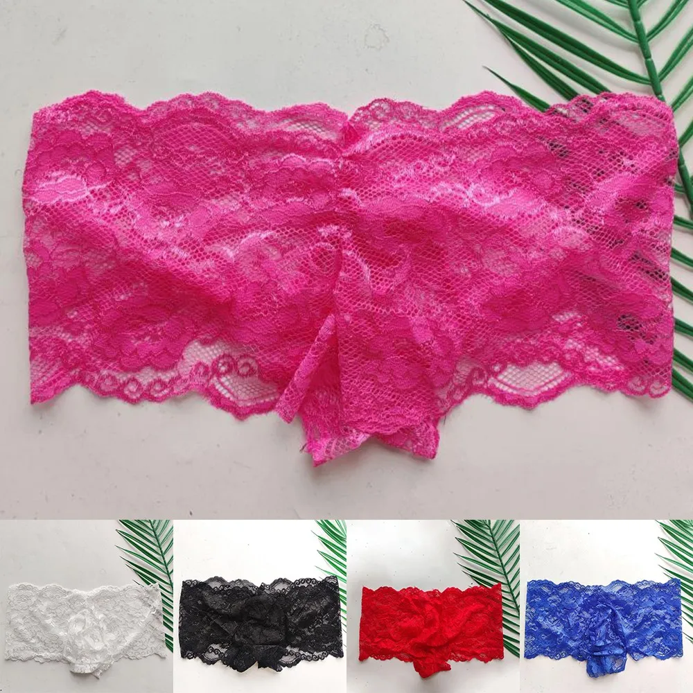Sexy Mens Boxer Briefs Sheer Lace Floral Shorts Underwear Briefs Lingerie Love Men's Underwear Printed Low-waist Briefs
Sexy Mens Boxer Briefs Sheer Lace Floral Shorts Underwear Briefs Lingerie Love Men's Underwear Printed Low-waist Briefs
