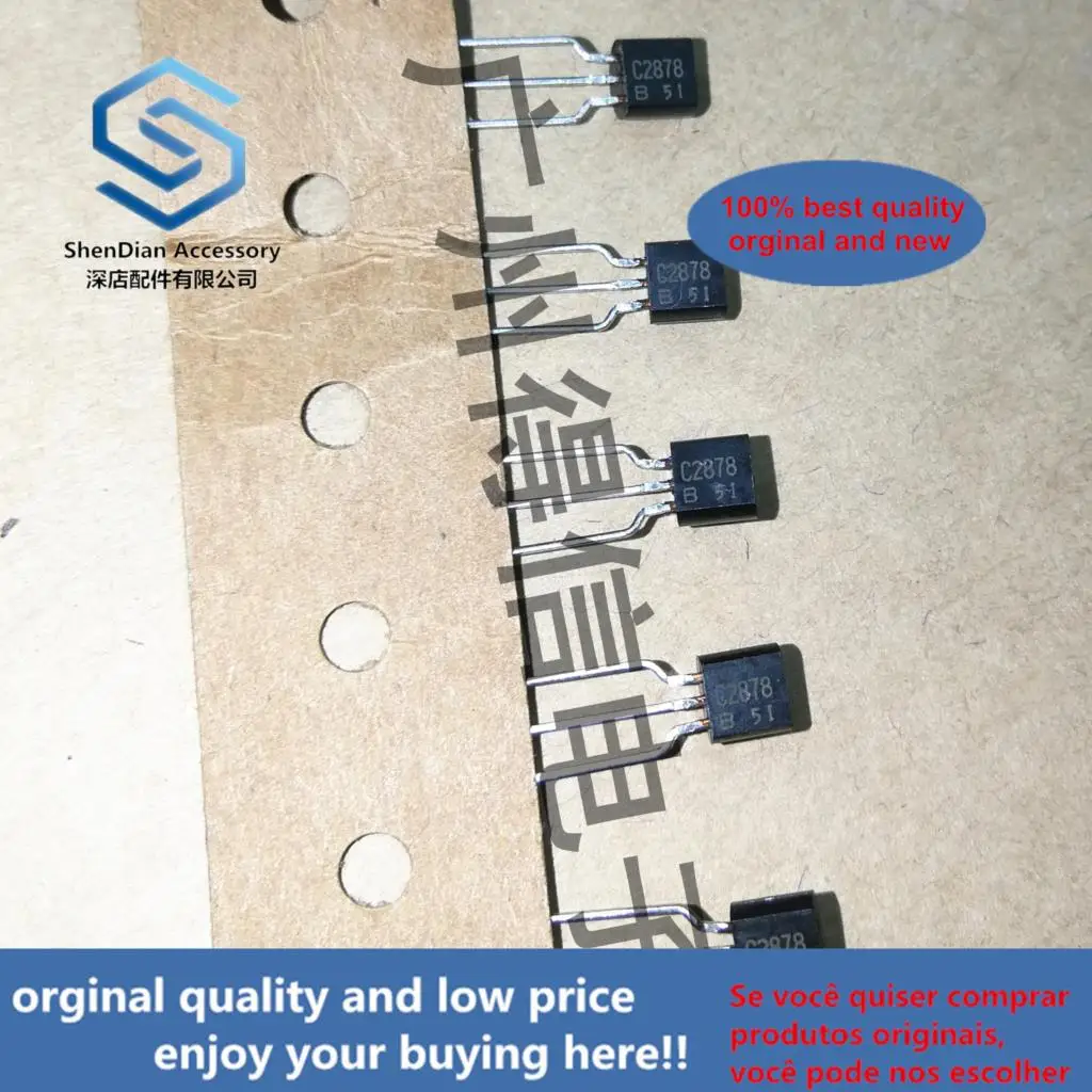 

10pcs 100% orginal new 2SC2878B C2878 TO-92 For Muting and Switching Applications real photo