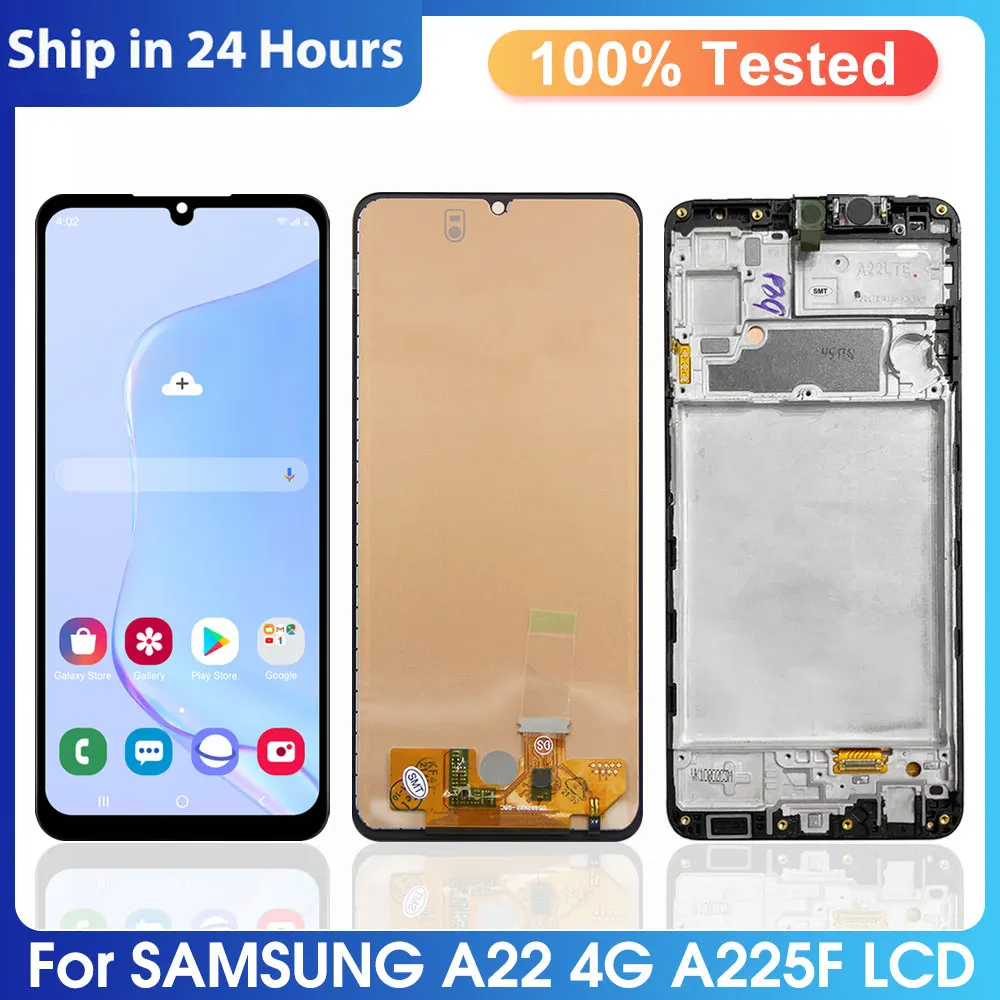 Высококачественный сменный ЖК-дисплей 6,4 дюйма для Samsung Galaxy A22, для Galaxy A225, A225F, задний Дисплей с рамкой
Высококачественный сменный ЖК-дисплей 6,4 дюйма для Samsung Galaxy A22, для Galaxy A225, A225F, задний Дисплей с рамкой