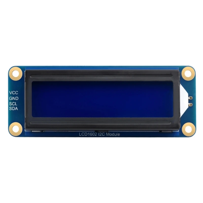 

LCD1602 I2C Module White Color with Blue Background 16x2 Characters LCD 3.3V/5V Operating Voltages LCD Display Module