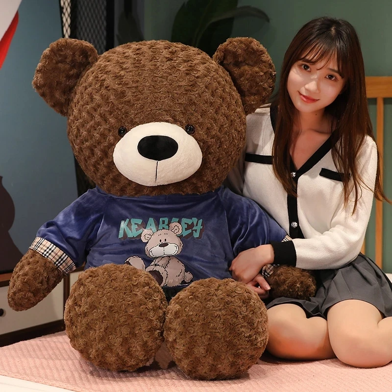 Игрушки плюшевые Huggable Teddy Bear со свитером, мягкие набивные животные, одевающиеся куклы для девочек, детей, хороший подарок на день рождения, 80 см
Игрушки плюшевые Huggable Teddy Bear со свитером, мягкие набивные животные, одевающиеся куклы для девочек, детей, хороший подарок на день рождения, 80 см