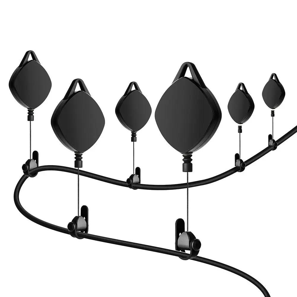 VR Cable Management 6 Packs Retractable VR Pulley System VR Accessories With 360°Rotations Noise-Free
VR Cable Management 6 Packs Retractable VR Pulley System VR Accessories With 360°Rotations Noise-Free