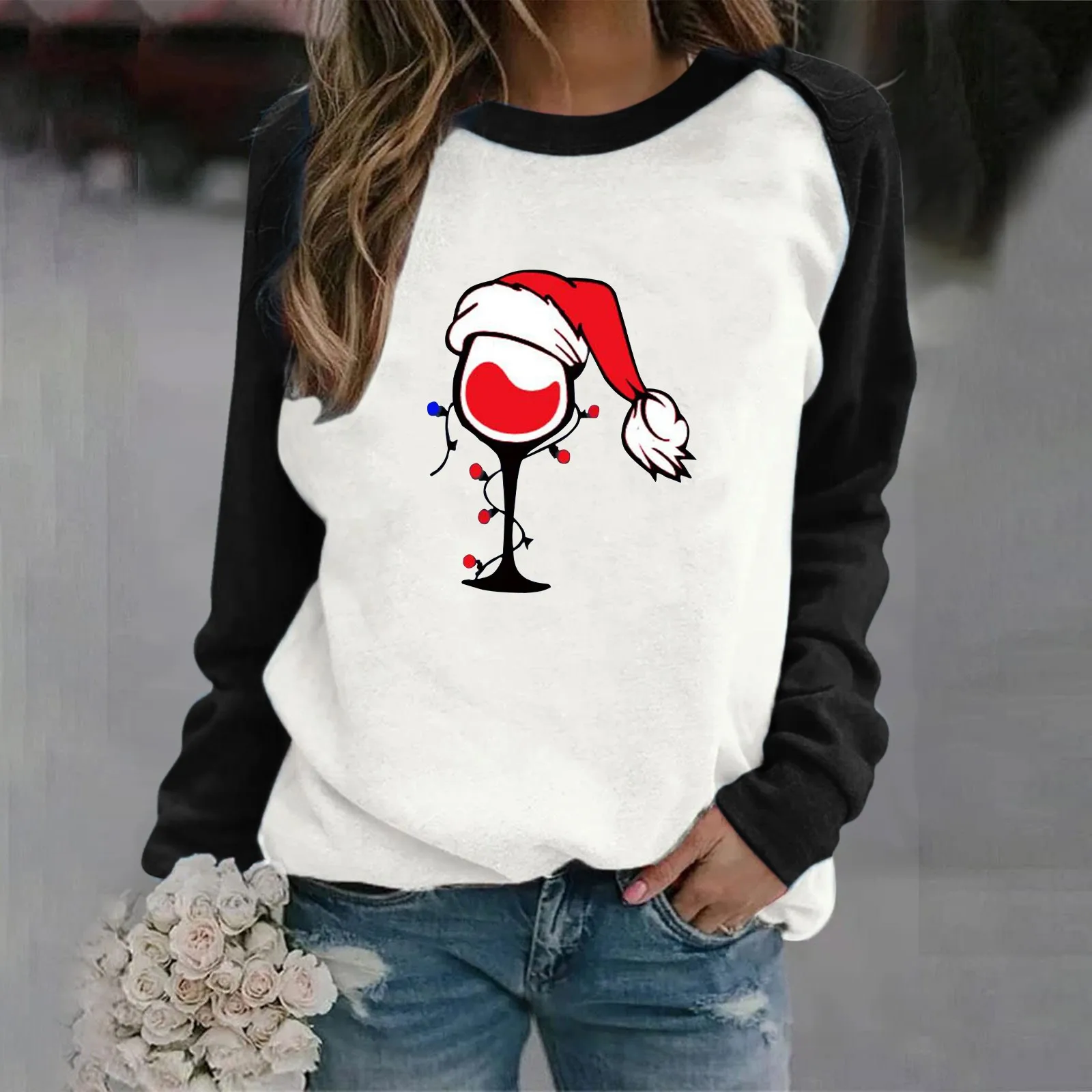 Drawstring Waist Sweatshirt Women Women's Fleece Sleeve Printing Fleece h Contrast Long Sleeve Sweatshirts for Women Soft
Drawstring Waist Sweatshirt Women Women's Fleece Sleeve Printing Fleece h Contrast Long Sleeve Sweatshirts for Women Soft