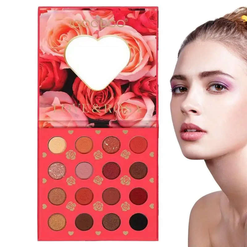 16 цветов блестящие перламутровые блестки яркие тени для век блестящие стойкие водостойкие тени для век макияж с зеркалом в форме сердца
16 цветов блестящие перламутровые блестки яркие тени для век блестящие стойкие водостойкие тени для век макияж с зеркалом в форме сердца