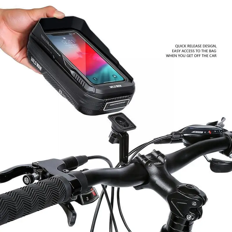 Bike Phone Holder Bag Waterproof Bike Phone Mount Bag Top Bag Front Bicycle Tube Screen Handlebar Accessories Frame O7p5 
Bike Phone Holder Bag Waterproof Bike Phone Mount Bag Top Bag Front Bicycle Tube Screen Handlebar Accessories Frame O7p5
