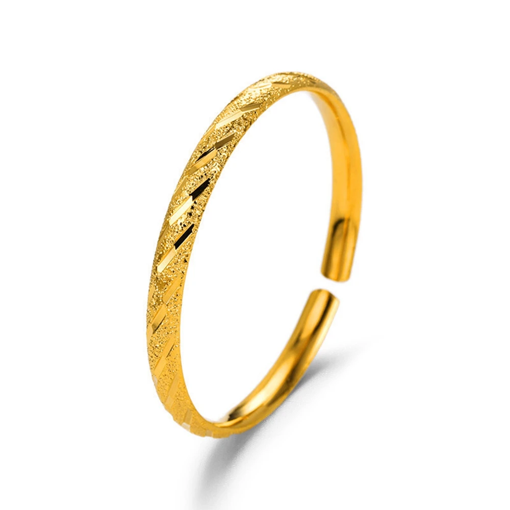 Women Cuff Bangle Fashion Bracelet for Women Meteor Carved Solid 18k Yellow Gold Filled Classic Wedding Party Birthday Gift
Women Cuff Bangle Fashion Bracelet for Women Meteor Carved Solid 18k Yellow Gold Filled Classic Wedding Party Birthday Gift