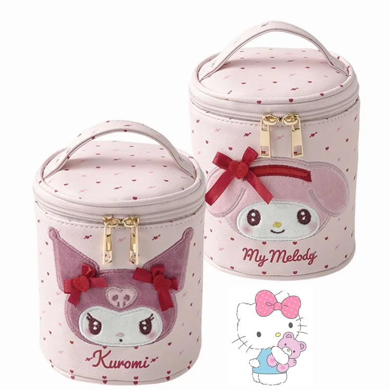 Kawaii Sanrio My Melody Kuromi Cartoon Storage Bag Cute Girls Cosmetics Daily Necessities Storage Bag Cylindrical Toiletries Bag
Kawaii Sanrio My Melody Kuromi Cartoon Storage Bag Cute Girls Cosmetics Daily Necessities Storage Bag Cylindrical Toiletries Bag