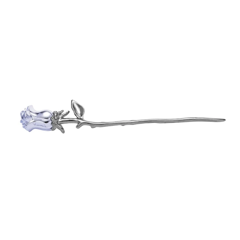 Romantic Versatile Metal Hair Sticks Headdress Trendy Rose-Shape Large Hairpin for Women Vacation Hair Accessories
Romantic Versatile Metal Hair Sticks Headdress Trendy Rose-Shape Large Hairpin for Women Vacation Hair Accessories