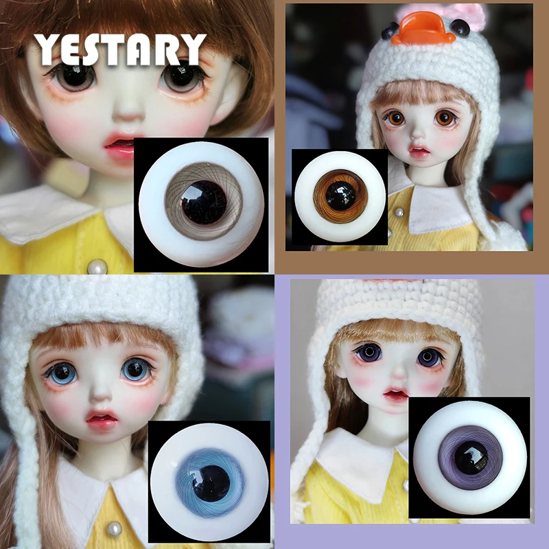 YESTARY 3D Eyes For Toys 1/8 OB11 Doll Movable BJD Doll Accessorie Eyeballs 10/12/14/16/18MM Iris DIY Glass Eye For Dolls Crafts
YESTARY 3D Eyes For Toys 1/8 OB11 Doll Movable BJD Doll Accessorie Eyeballs 10/12/14/16/18MM Iris DIY Glass Eye For Dolls Crafts