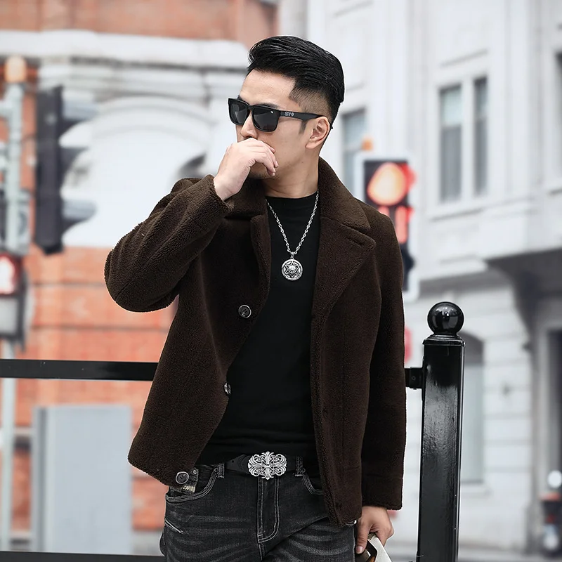 Veste High quality Man Jacket Winter Jackets for Men Parka Clothing Sheep Shearing Real Wool Short Fur Coat Casual Clothes
Veste High quality Man Jacket Winter Jackets for Men Parka Clothing Sheep Shearing Real Wool Short Fur Coat Casual Clothes