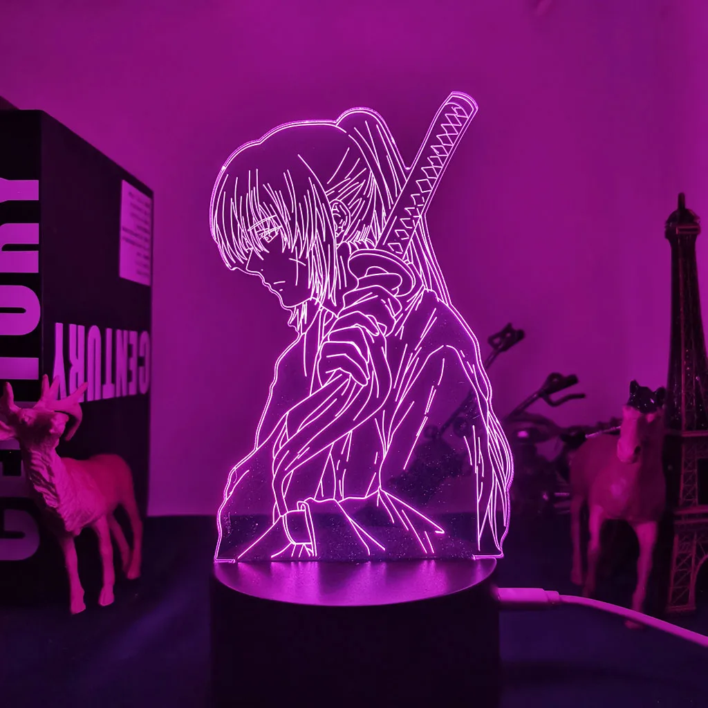 Led Night Light Anime Rurouni Kenshin for Bedroom Decor Light Battery Powered Birthday Gift Manga 3d Lamp Kenshin Himura
Led Night Light Anime Rurouni Kenshin for Bedroom Decor Light Battery Powered Birthday Gift Manga 3d Lamp Kenshin Himura