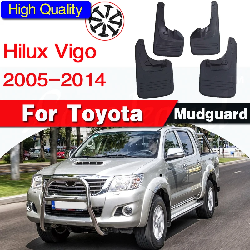 4Pcs Mud Flaps Splash Guards For Toyota Hilux Vigo 2005-2014 Front and Rear Mudguards Mudflaps Fender Accessories
4Pcs Mud Flaps Splash Guards For Toyota Hilux Vigo 2005-2014 Front and Rear Mudguards Mudflaps Fender Accessories