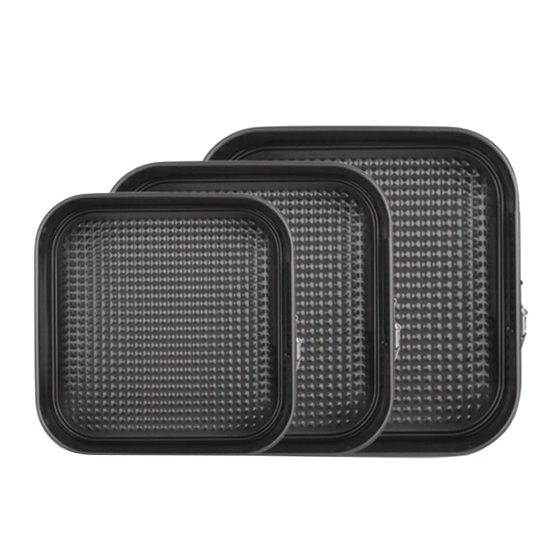 3Pcs Square Shape Cake Tins Mold Non Stick Baking Bake Trays Pan Kitchen Dining Bar Bread Loaf Pate Toast Cakes Movable
3Pcs Square Shape Cake Tins Mold Non Stick Baking Bake Trays Pan Kitchen Dining Bar Bread Loaf Pate Toast Cakes Movable