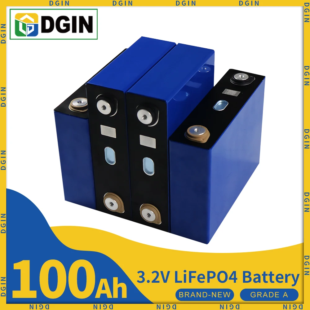 8pcs 3.2V 100Ah LiFePO4 Lithium Iron Phosphate Battery Pack DIY 12V24V Motorcycle Electric Vehicle Solar Inverter EU USADut
8pcs 3.2V 100Ah LiFePO4 Lithium Iron Phosphate Battery Pack DIY 12V24V Motorcycle Electric Vehicle Solar Inverter EU USADut