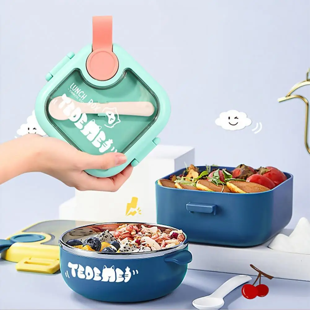 750ml Lunch Box Lidded Easy Clean Stainless Steel/Plastic Liner Kids Adults Lightweight Bento Lunchbox for Daily Use
750ml Lunch Box Lidded Easy Clean Stainless Steel/Plastic Liner Kids Adults Lightweight Bento Lunchbox for Daily Use