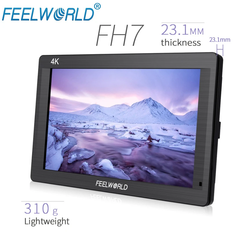 7-дюймовый IPS-монитор Feelworld FH7 с камерой Full HD, 4K, 1920x1200, HDMI, 4K, UHD, вход, выход, пиковый фокус, гистограмма Zebra Audio
7-дюймовый IPS-монитор Feelworld FH7 с камерой Full HD, 4K, 1920x1200, HDMI, 4K, UHD, вход, выход, пиковый фокус, гистограмма Zebra Audio
