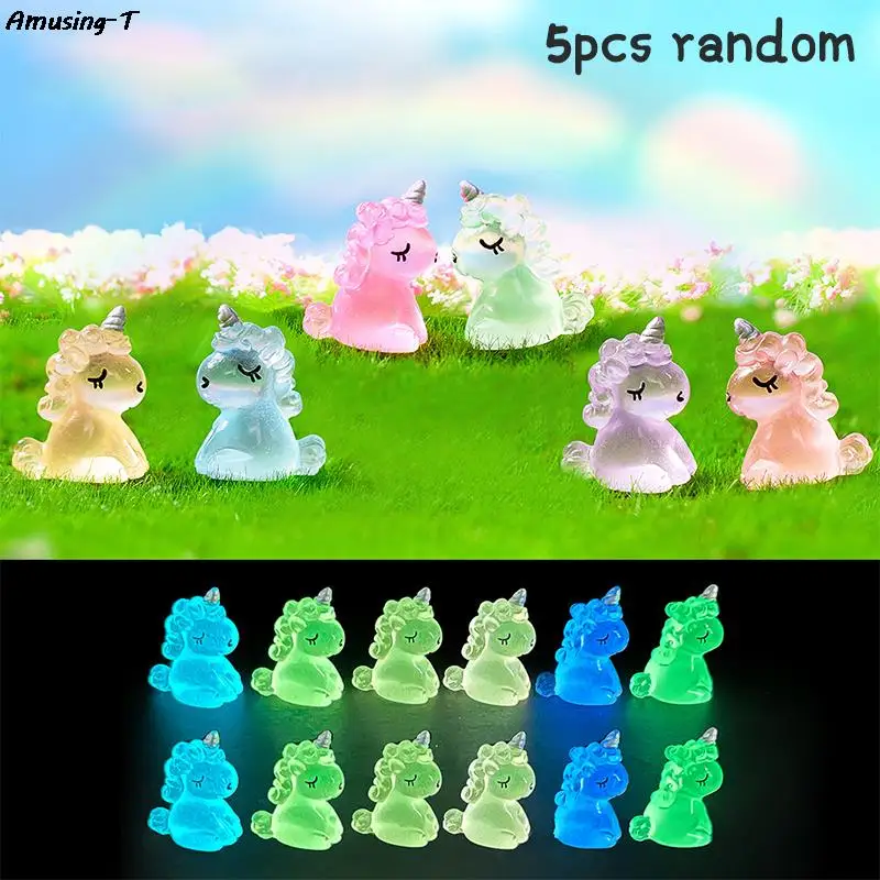 5PCS For DIY Car Assembly Jewelry Accessories Micro Landscape Decoration Luminous Mini Creative Animal Cartoon Unicorn Doll
5PCS For DIY Car Assembly Jewelry Accessories Micro Landscape Decoration Luminous Mini Creative Animal Cartoon Unicorn Doll