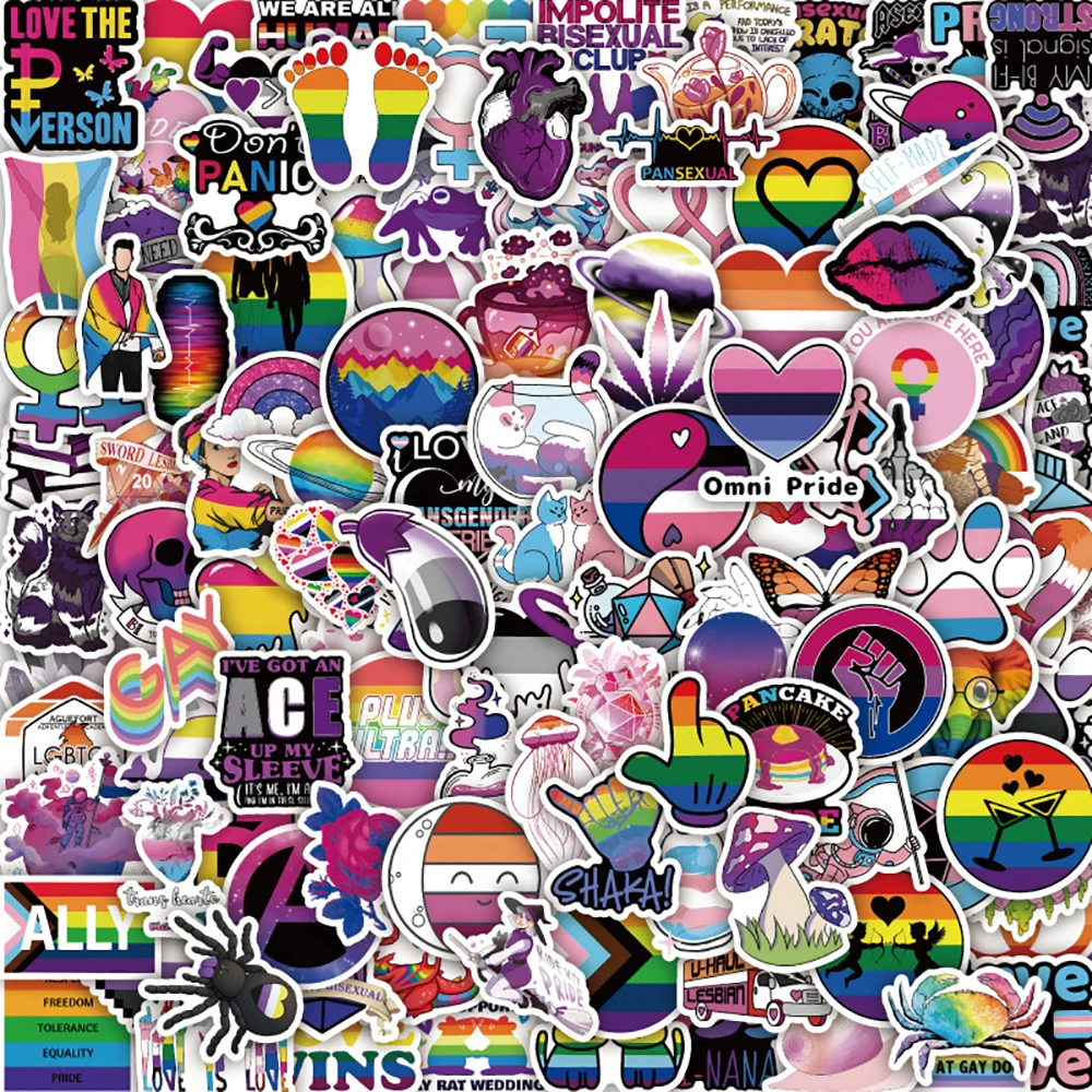 10/30/50/126PCS Nonbinary Pansexual Transgender Bisexual Asexual Pride LGBT Stickers DIY Bike Skateboard Fridge Funny Sticker
10/30/50/126PCS Nonbinary Pansexual Transgender Bisexual Asexual Pride LGBT Stickers DIY Bike Skateboard Fridge Funny Sticker