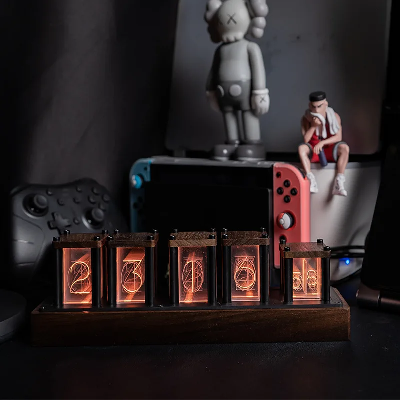 Tube Clock Nixie Tube Clock Kit Digital Calendar Stopwatch 6 Bit LCD Time Photo Display Creative Desk Decoration Home Decor Gift
Tube Clock Nixie Tube Clock Kit Digital Calendar Stopwatch 6 Bit LCD Time Photo Display Creative Desk Decoration Home Decor Gift