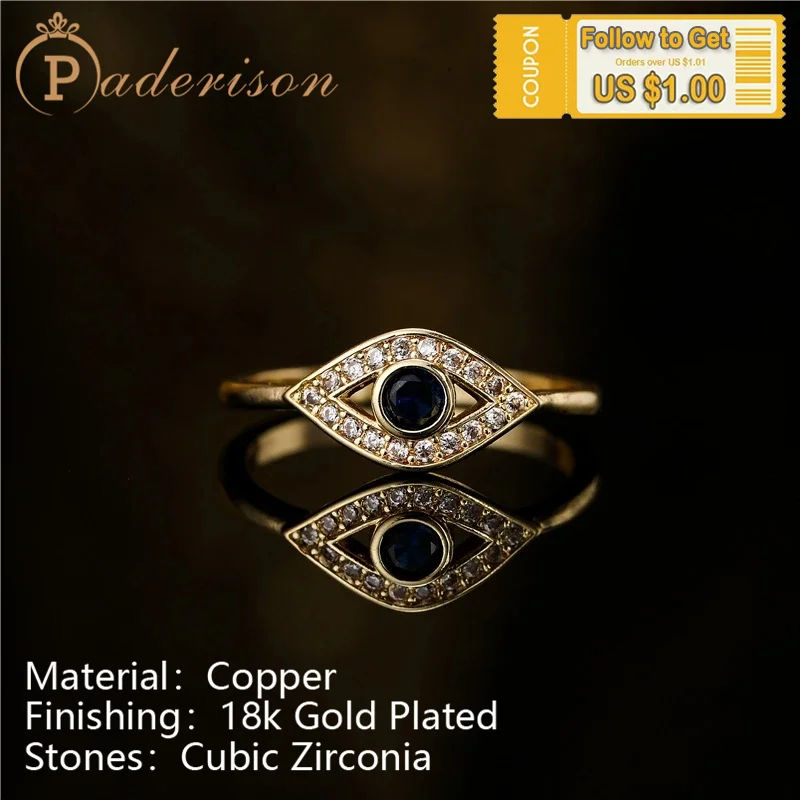 Vintage Devil'S Eye Opening Ring For Women Copper 18K Gold-Plating Zircon Adjustable Ring Retro Geometric Classic Ring Gifts
Vintage Devil'S Eye Opening Ring For Women Copper 18K Gold-Plating Zircon Adjustable Ring Retro Geometric Classic Ring Gifts