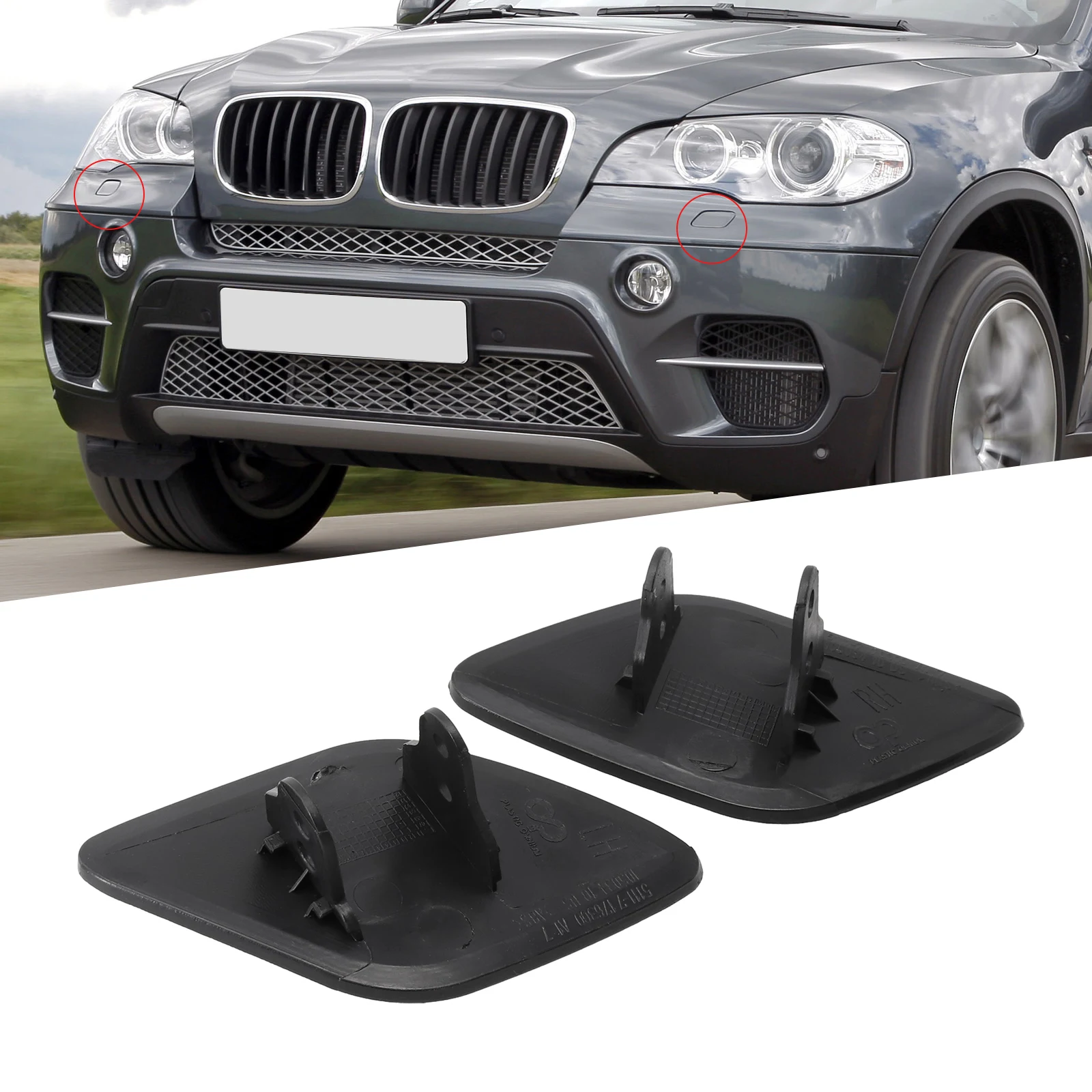2 шт., насадки для омывателя переднего бампера BMW X6 E70 E71 2008-2014 51657052427 51657052428
2 шт., насадки для омывателя переднего бампера BMW X6 E70 E71 2008-2014 51657052427 51657052428