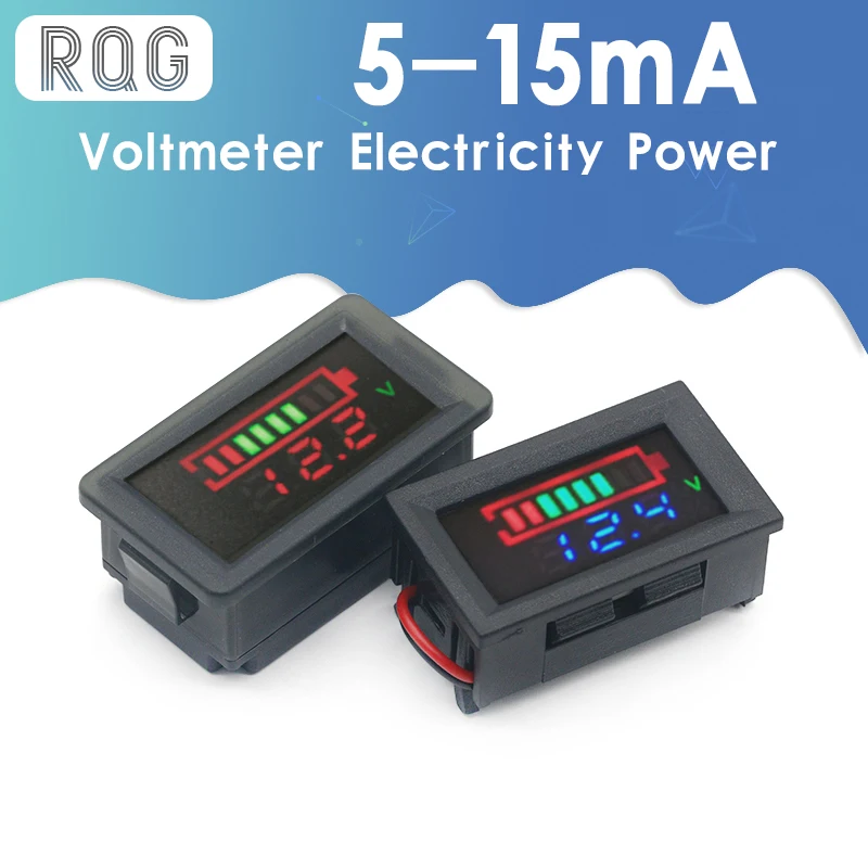 Dual Digital Display Multi-function Vehicle Voltmeter Electricity Power Voltmeter 5-15mA Two-wire Digital Electricity Meter Blue
Dual Digital Display Multi-function Vehicle Voltmeter Electricity Power Voltmeter 5-15mA Two-wire Digital Electricity Meter Blue