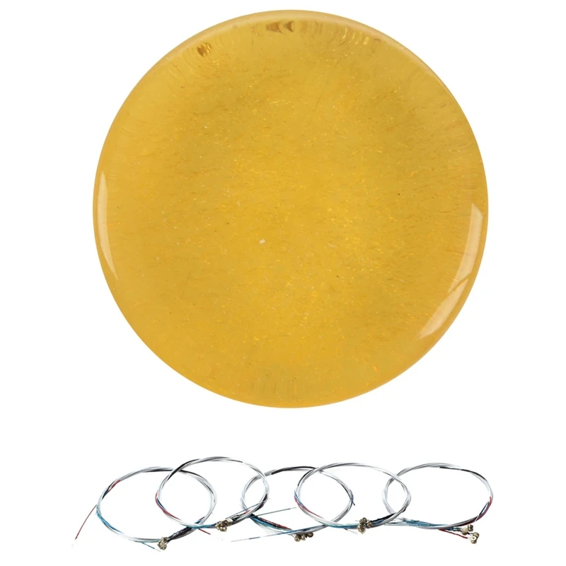 5 Set Steel Core E A D G Violin Strings For Full Size 4/4 & 1X 25G Erhu Rosin Violin Rosin Transparent Yellow Rosin
5 Set Steel Core E A D G Violin Strings For Full Size 4/4 & 1X 25G Erhu Rosin Violin Rosin Transparent Yellow Rosin