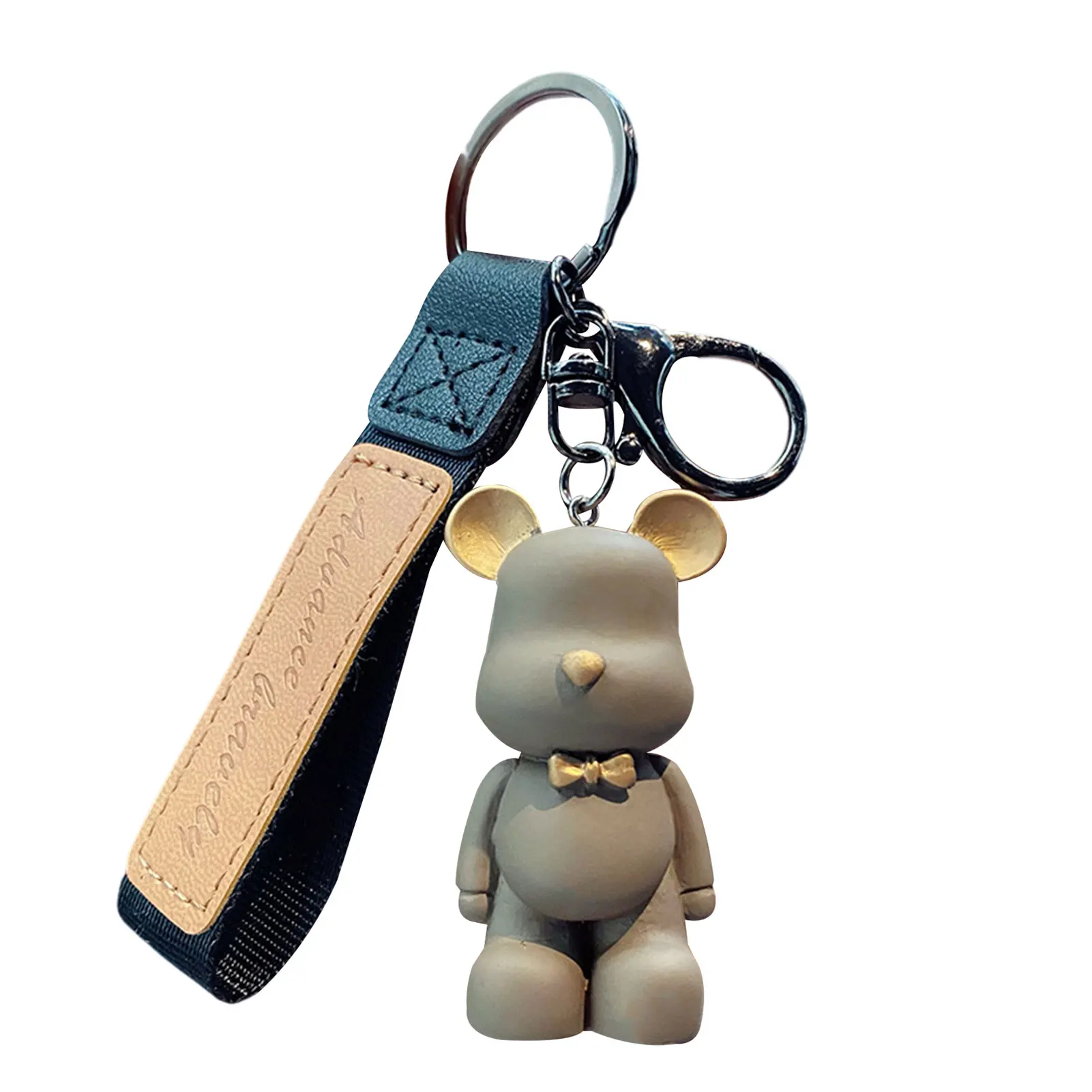 Bow Tie Bear Keychain Creative Leather Lanyard Animal Bow Tie Key Chain Cute Bag Charms Keyring Pendant For Children Teens
Bow Tie Bear Keychain Creative Leather Lanyard Animal Bow Tie Key Chain Cute Bag Charms Keyring Pendant For Children Teens