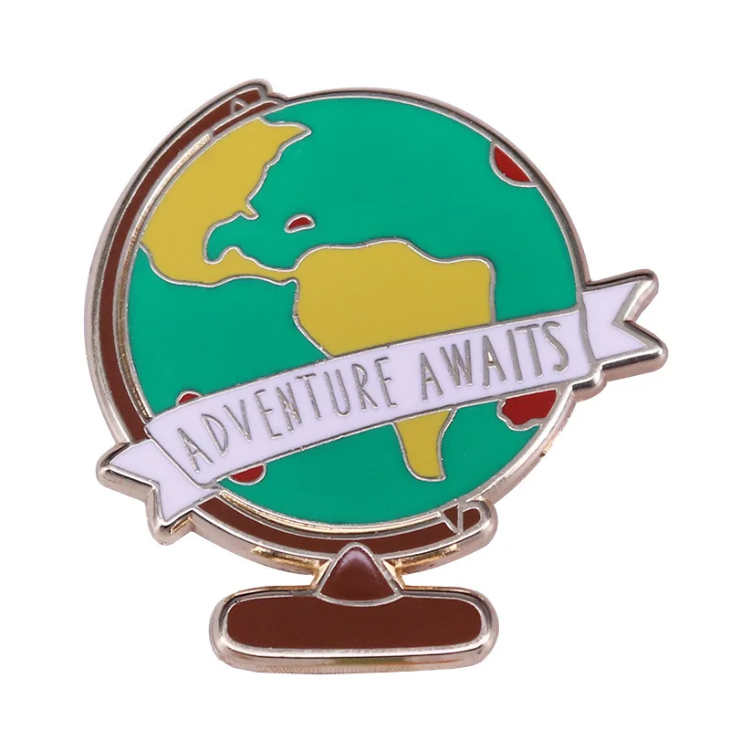 Globe Map Enamel Pin Wrap Clothes Lapel Brooch Fine Badge Fashion Jewelry Friend Gift
Globe Map Enamel Pin Wrap Clothes Lapel Brooch Fine Badge Fashion Jewelry Friend Gift