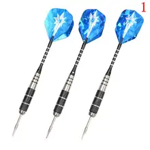 3 Pieces In A Pack 22g Anti-fall Dart Needles Full Metal Darts Set Safety Video Game Darts Indoor Soft Darts Steel Shaft Darts